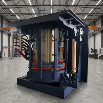 10T Energy Saving Medium Frequency Induction Furnace for Ferrochrome Alloy Refining Line