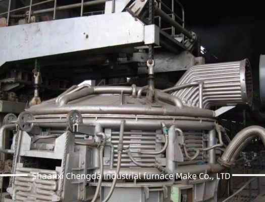 معالجة واسترداد من الفولاذ المقاوم للصدأ حمض الطين 1000-1800KVA فرن ذوبان ثابت