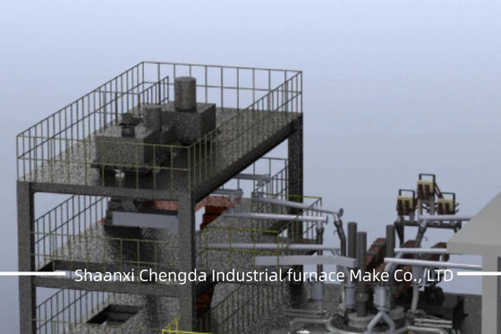 معدات الفرن الكهربائي لمعالجة المحفز الثلاثي